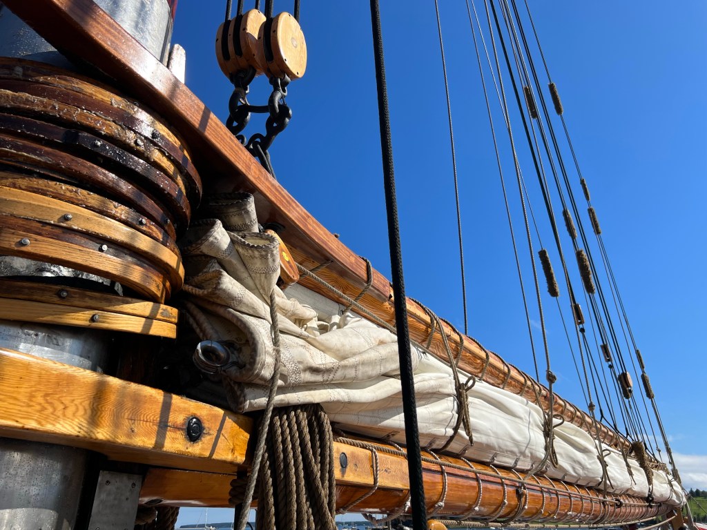 Bluenose II sail