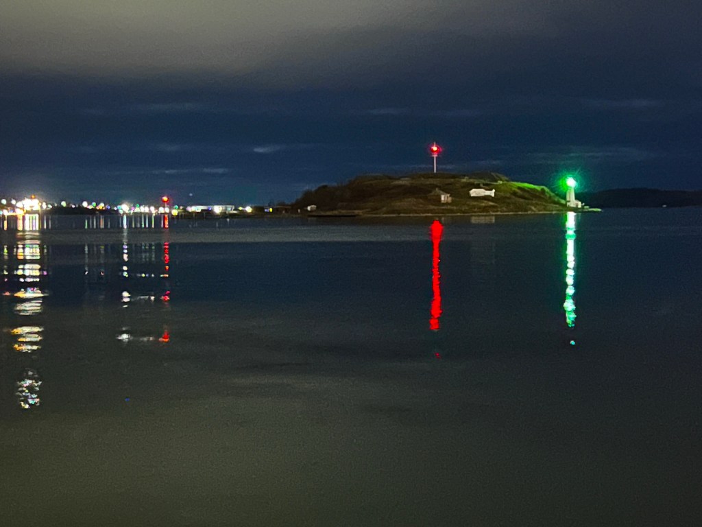 Nighttime Georges Island